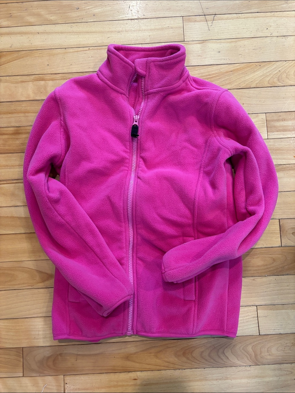 Ozark Trail Hot Pink Kids Full-Zip Fleece Jacket